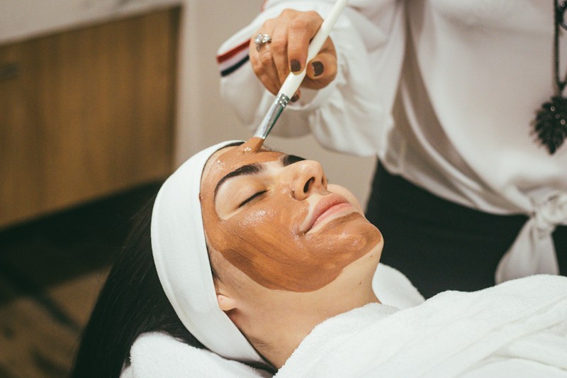 A relaxing facial treatment