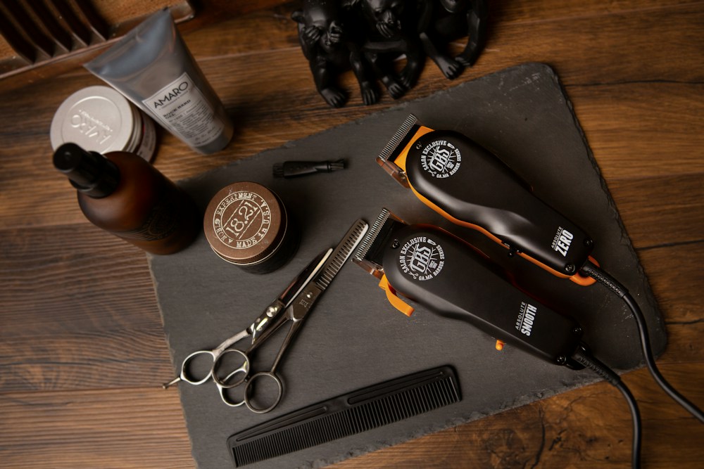 Close-up of a barber refining a haircut