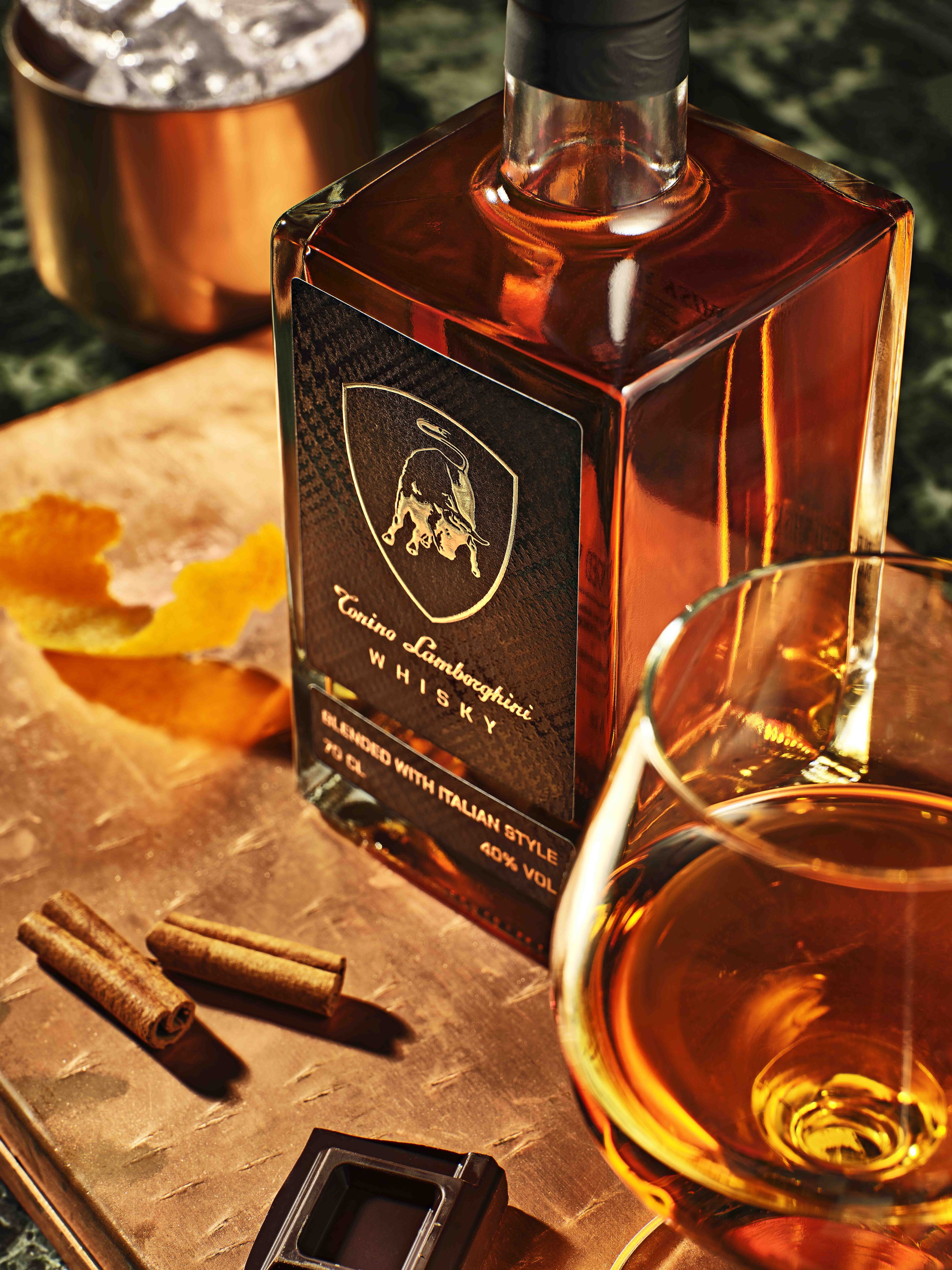 Tonino Lamborghini Whisky, official brand photograph